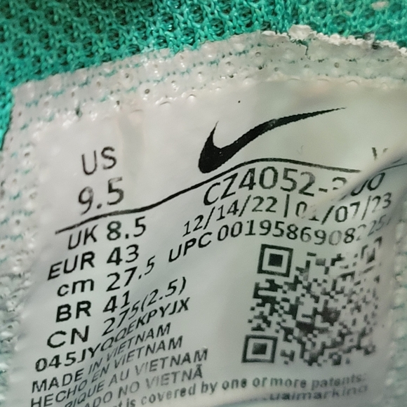 Nike CZ4052-300 Lebron James Witness 6 Green Size 9.5 mens basketball shoes - Picture 5 of 7